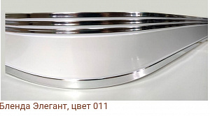 Карниз с поворотом 3р / 4,0 м / №011 / ЭЛЕГАНТ
