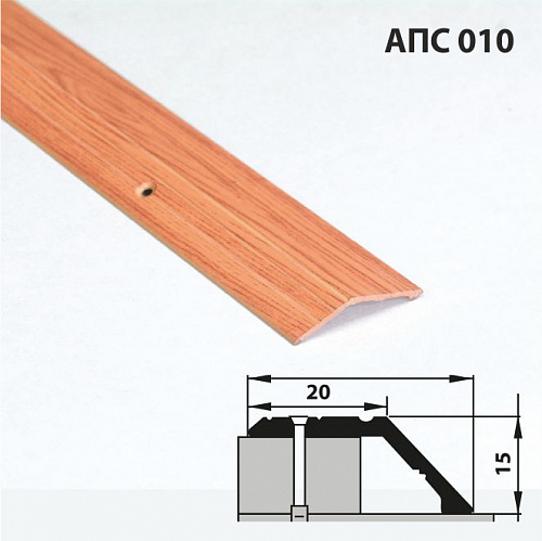 Порог алюминиевый АПС 010.1350 (02 - золото)