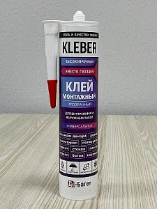 Клей Kleber монтажный ПРОЗРАЧНЫЙ 300 мл