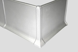 Угол внешний алюм. 2155/100мм серебро матовое
