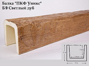 Балка Уникс Б9 Светлый Дуб 